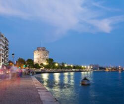 Thessaloniki promenade Greece